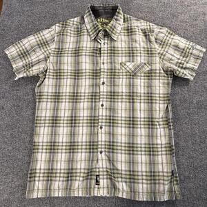 Kühl Men's Short Sleeve‎ Plaid Casual Shirt Large #869